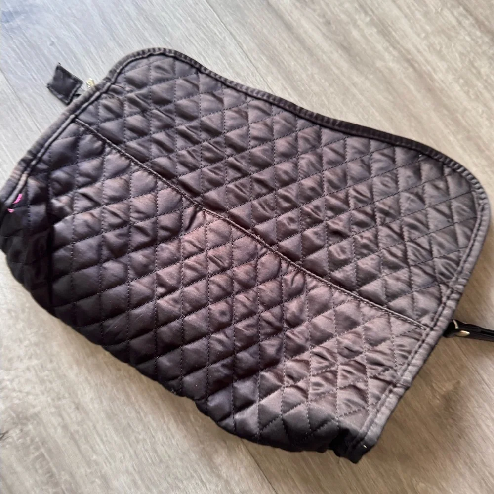 Caboodles Quilted Black Clutch